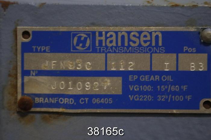 Unused Hansen JFN 93C Gear Drive #38165