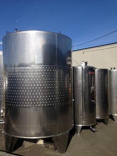 New Stock Letina 2310Gal/8750L Closed Top Jacketed Storage Tank