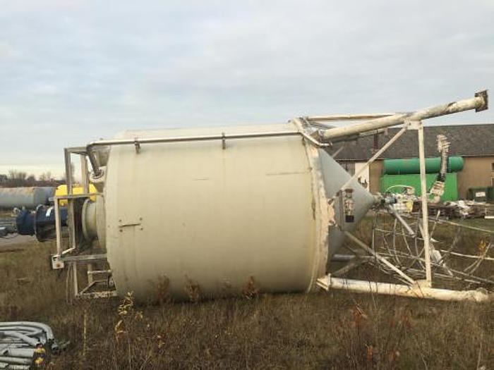 Used 25 m3 upright fiberglass tank