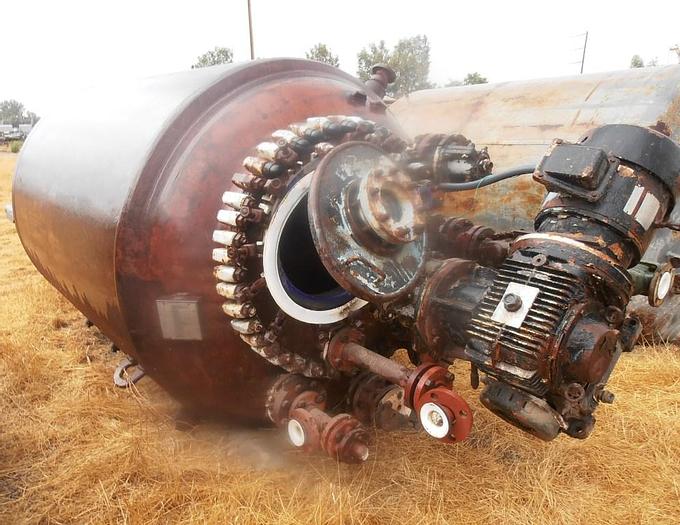 Used Reactor, 1,000 Gallon, G/L, 100 PSI, Jkt, Agit, Pfaudler, #C636125