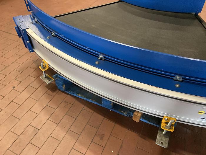 Gebraucht INTERROLL Gurtbandkurve 45 Grad Kurve