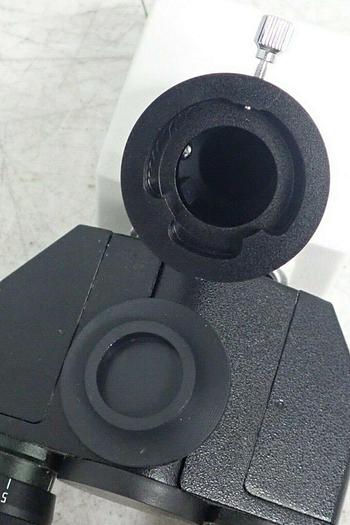 Used Unmarked Trinocular Microscope Head with 2 Eyepieces WF10X/20
