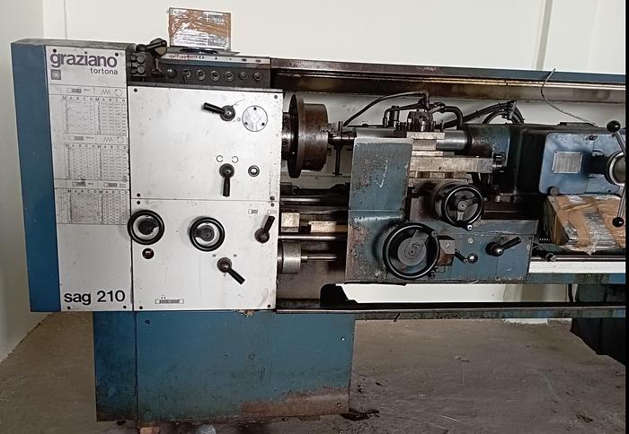 Used Graziano Sag 210 Lathe Machine