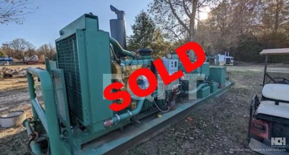 Used (SOLD) 600 hp Skidded Pump