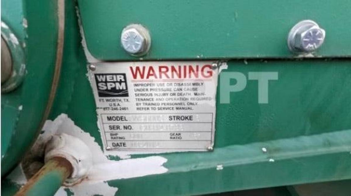 Used (SOLD) 600 hp Skidded Pump