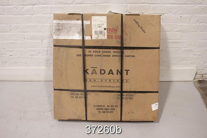 Used Kadant Doctor Blade, SPC Yellow Poly, .025"x3x126 #37260
