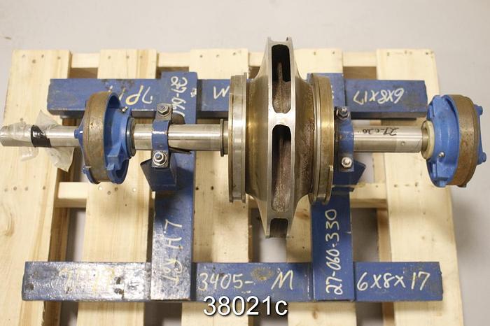 Refurbished Goulds 3405 Pump Rotating Assembly, 6x8x17, #38021