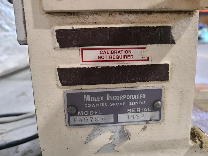 Used Molex Mini Tabletop Stamping Punch Press