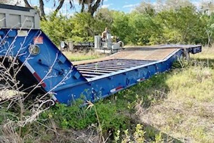 Used Trail King Beavertail Drop Deck Trailer
