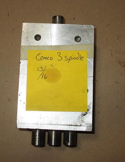 Used CEMCO 3-SPINDLE FIXED CENTER BORING HEAD 