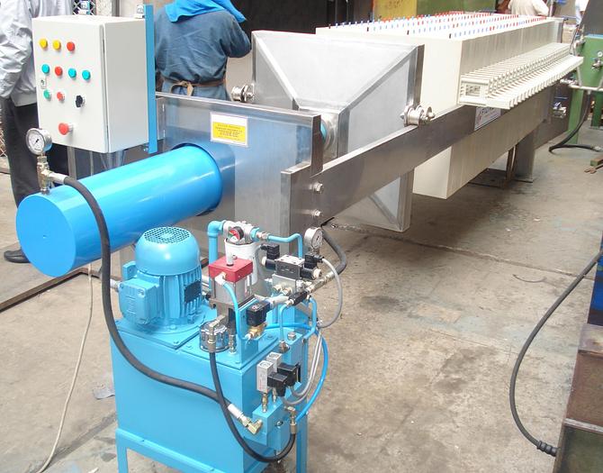 FP-020-800-P-SS: Filter Press 20 Cubic Feet 800mm Stainless