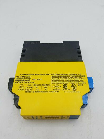 Used Turck MK13-222Ex0-R/24VDC Switching Amplifier