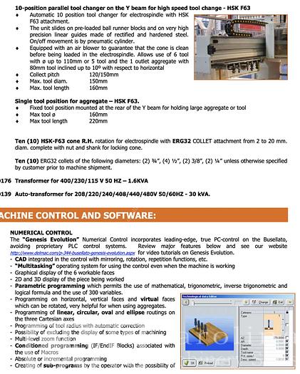 Used Busellato Jet Optima 21 CNC