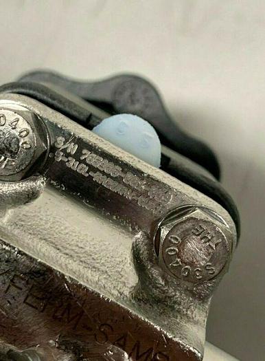 Used ITT Pure-Flo .5-316L-RA20MAX-CWP150 3-way Diaphragm Valve w/ 1/2" Sanitary Fit