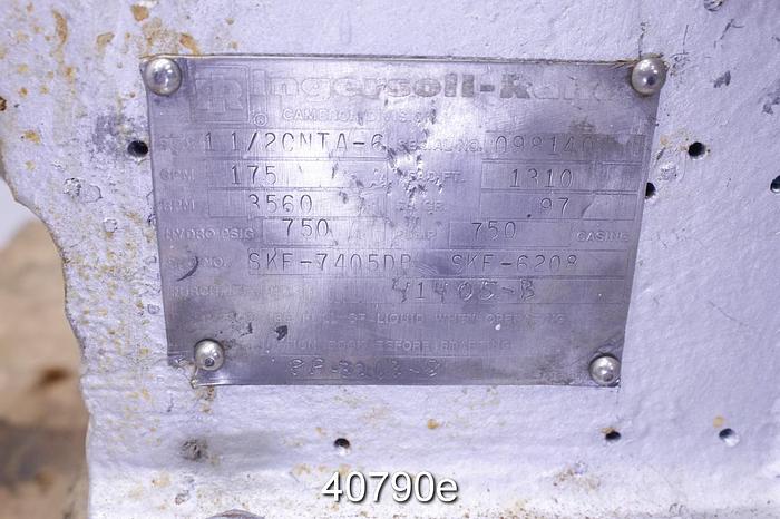 Refurbished Ingersoll Rand CNTA Boiler Feed Pump #40790