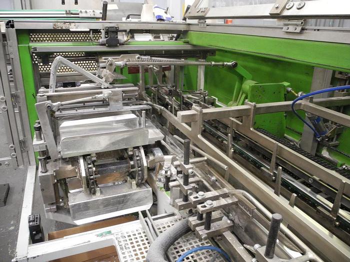 Used HARRO HOFLIGER FACIAL TISSUE CARTONER MODEL BK40-9