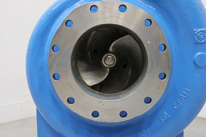 Used Goulds 3175 8x10x18H Pump, Stainless Steel Casing, 2-Vane Stainless Steel Impeller #43862