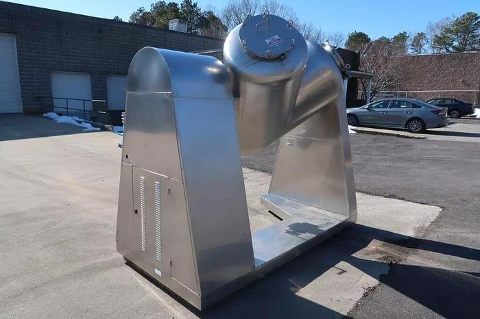 Used 20 CU. FT. TWIN SHELL "V" BLENDER - ALL STAINLESS STEEL