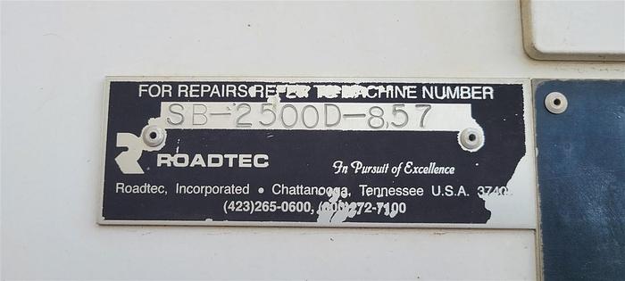 Used Roadtec SB2500D