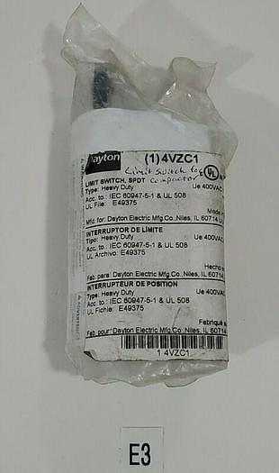 *NEW IN BAG* Dayton 4VZC1 Heavy Duty Limit Switch 400VAC + WARRANTY!