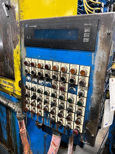 Used APEX 10 TON 30 INCH DUAL STATION TABLE UP VERTICAL BROACHING MACHINE