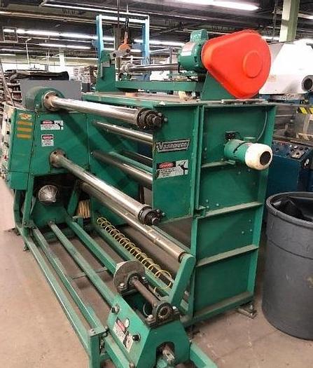 Used 60" VOORWOOD DUPLEX SLITTER REWINDER MODEL S60-18/187