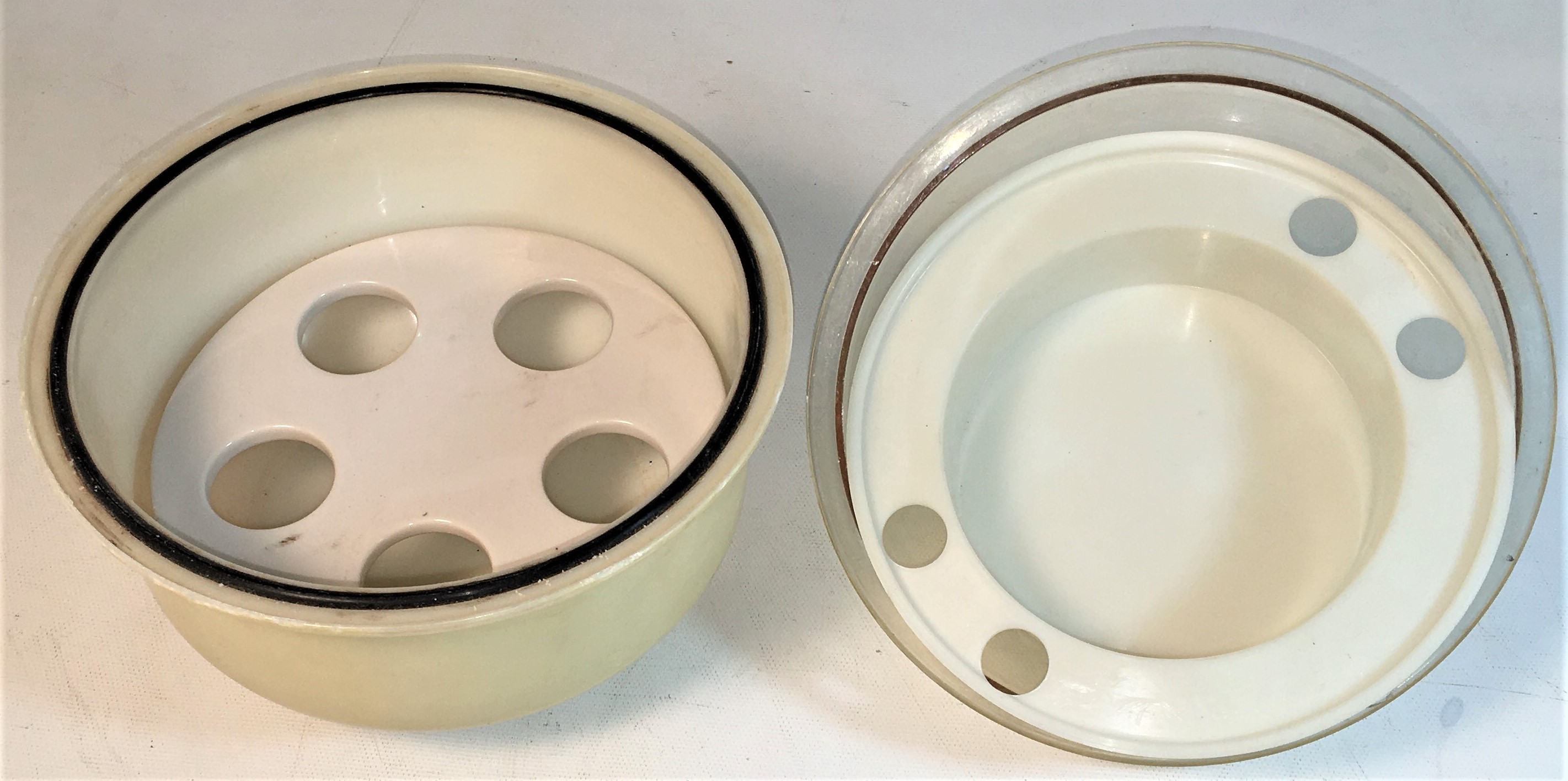 Used Bel-Art Plastic Vacuum Desiccator - 155mm ID