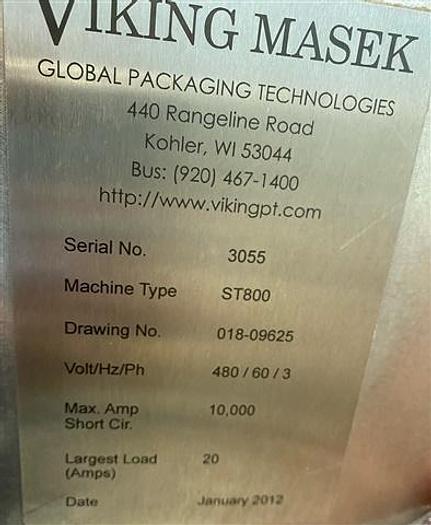 Used Viking Masek ST-800 - Eight Lane Stick Pack Machine (#9845)