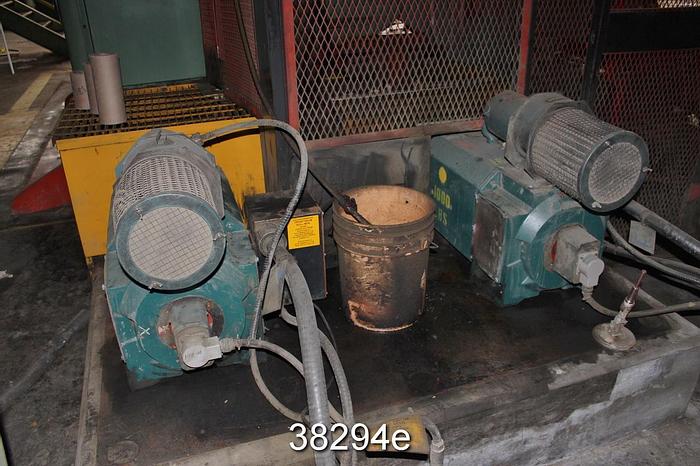 Used Beloit DEP156 110" Face 2-Drum Slitter Rewinder #38294