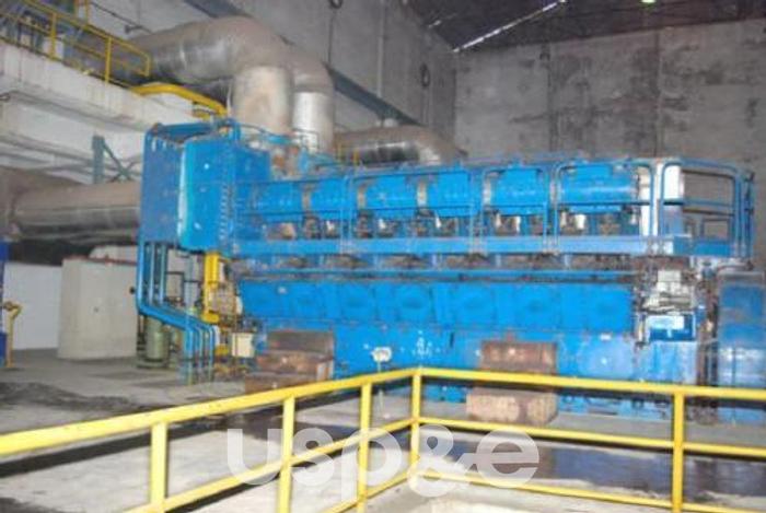 Used 37 MW 1999 Used MAN 12V48/60 HFO Power Plant