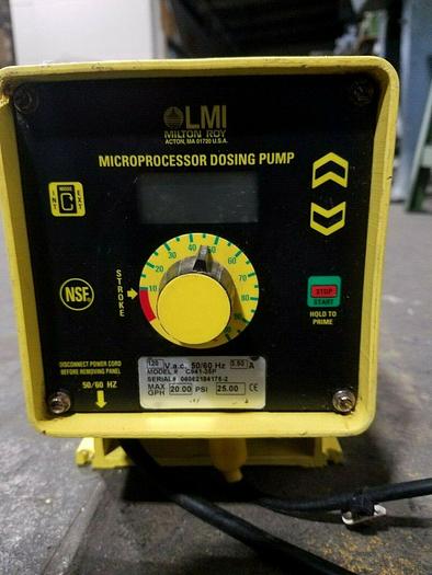 Used LMI Milton Roy Microprocessor Dosing Pump Model #C941 - 35P