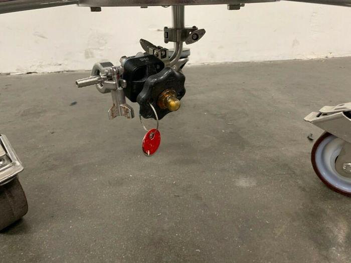 Used Pharmacia / BPG 200/500 Chromatography Column 16 Liter Capacity w/ Valves