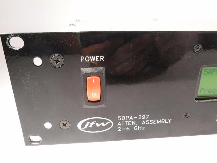 Used JFW Industries 50PA-297-SMA Attenuation Assembly Unit (2-6 GHz, RS-232)