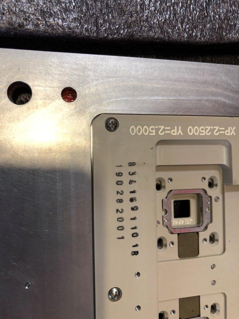 Used Delta Edge DE8000 - Q-FPB-16 TSSOP .173-0001 Test Handler Change kit