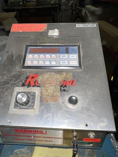 Used 60" ROSENTHAL SHEETER MODEL WA-S-5-HUBUBAAA-24 W/ SCORE SLITTING - PENDING SALE