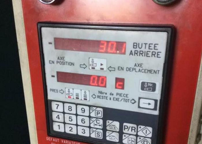 Gebraucht PLAATSCHAAR DESCOMBES 2m/6 mm dik