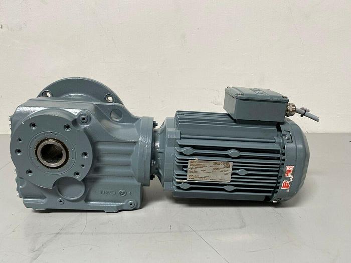 Used SEW-Eurodrive KAF67DRE100LC4 Gear Reducer w/ 5HP Motor 1800 RPM 230/460V