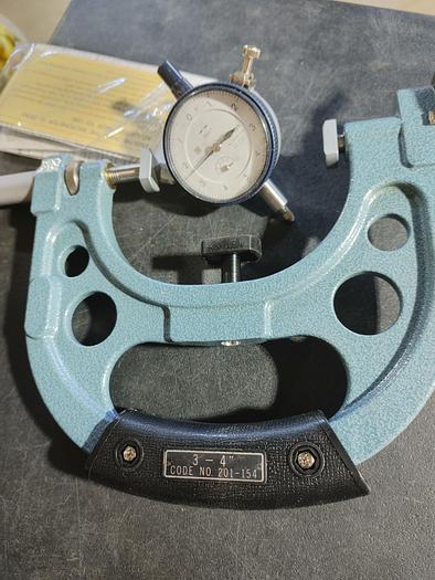 Parts Only MITUTOYO 3 to 4 Inch, Snap Gage (108)