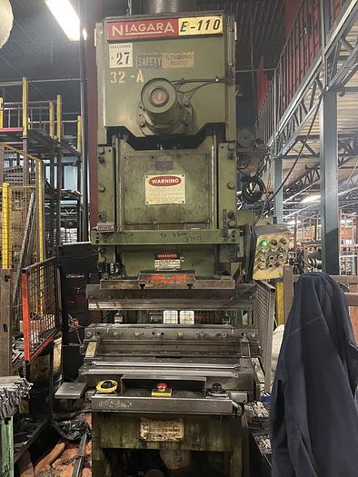Used NIAGARA 110 TON PUNCH PRESS