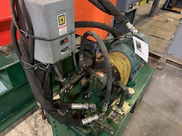 Used 84" WIDE BLACK CLAWSON ROLL SPLITTER 72" DIAMETER ROLL CAPACITY