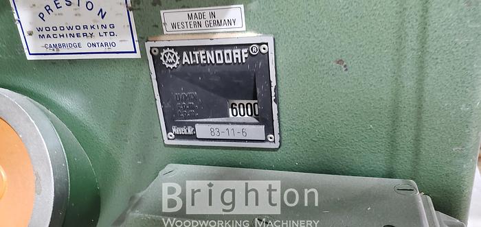 Used Altendorf F90 Used Sliding Table Saw