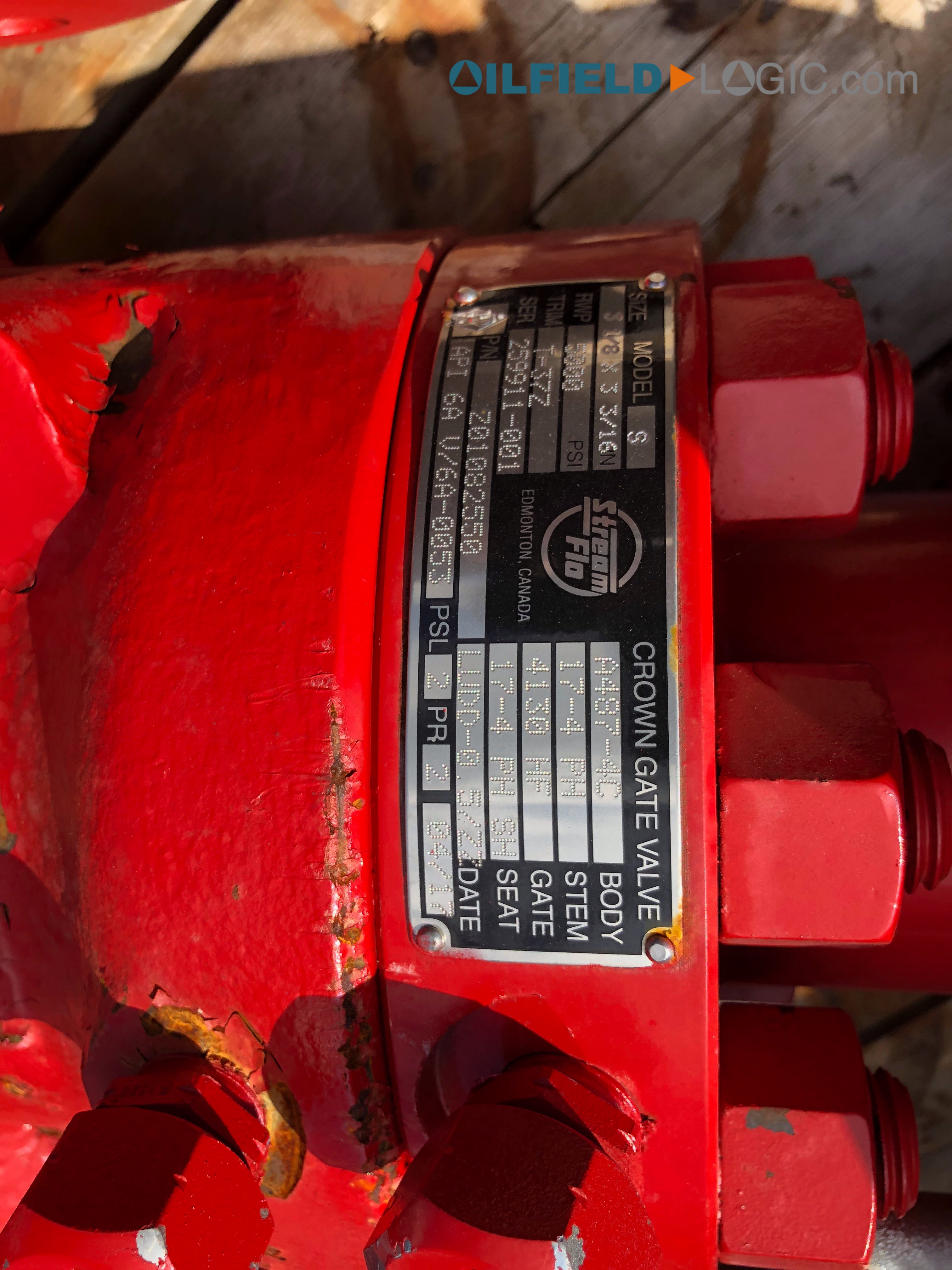 Valve, ESD, 3-1/8" w/Hydraulic Actuator