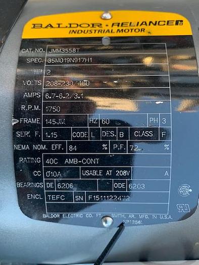 Used Summit Model CC 1.5 x 2" Mild Steel Centrugal Pump