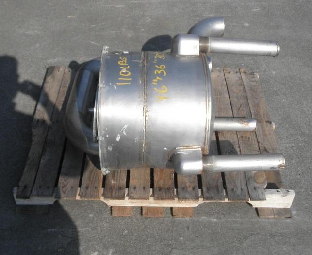 Used Tank, 15 Gallon, S/st, 16" X 15", FT/DB, #S741388