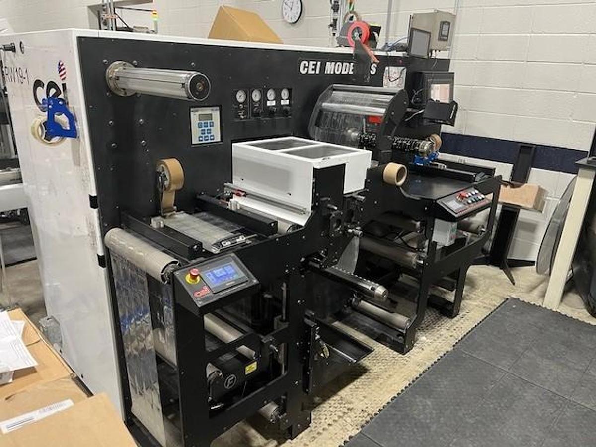 Used 2015 CEI Slitter/Rewinder Model 130-SS