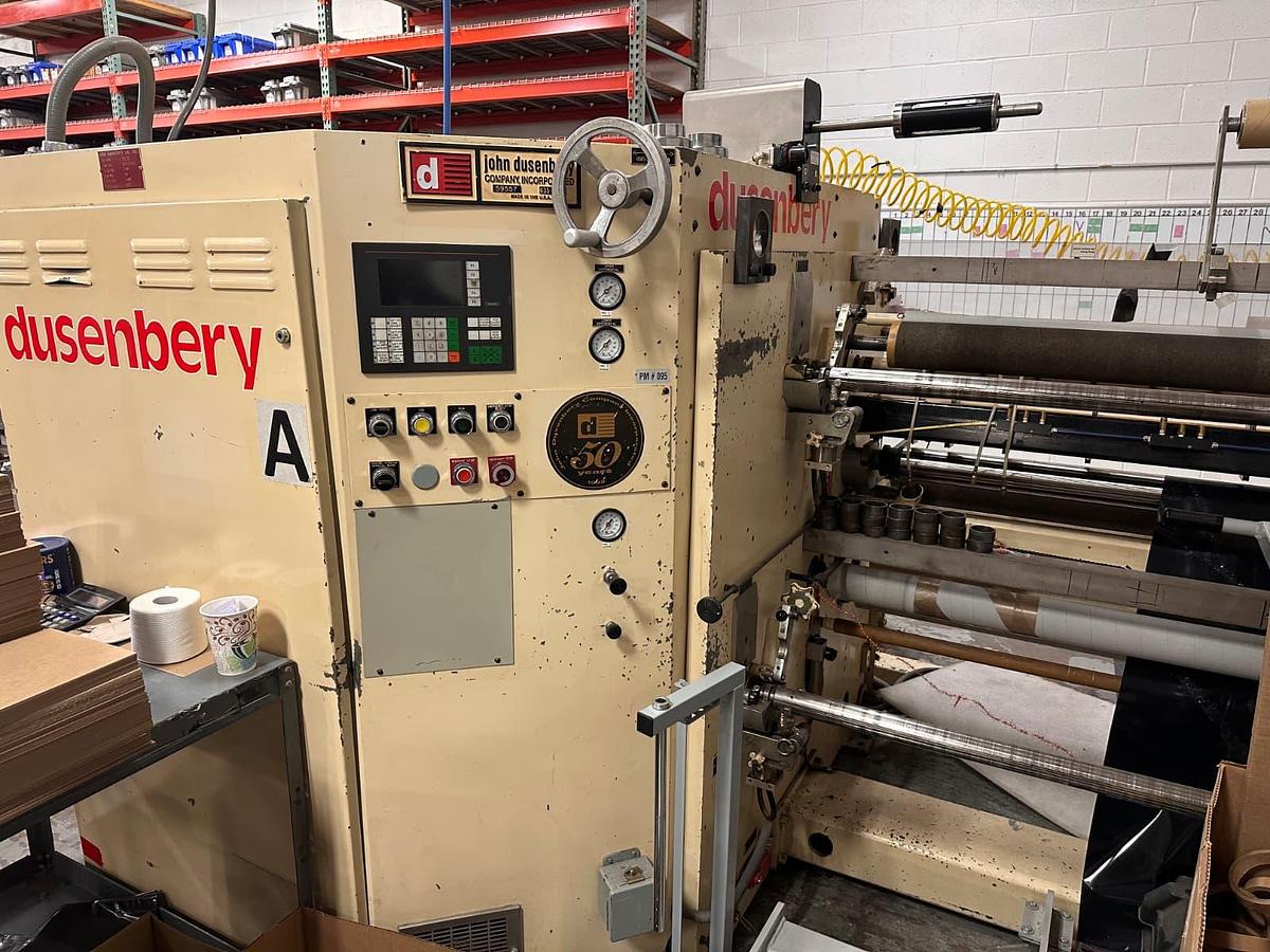 Used Dusenbery 60” Model 635 Slitter Rewinder with Options