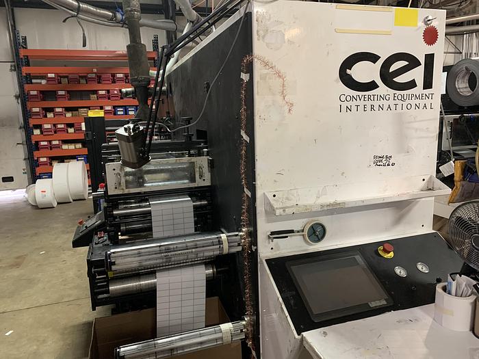 Used CEI 13" Slitter Rewinder