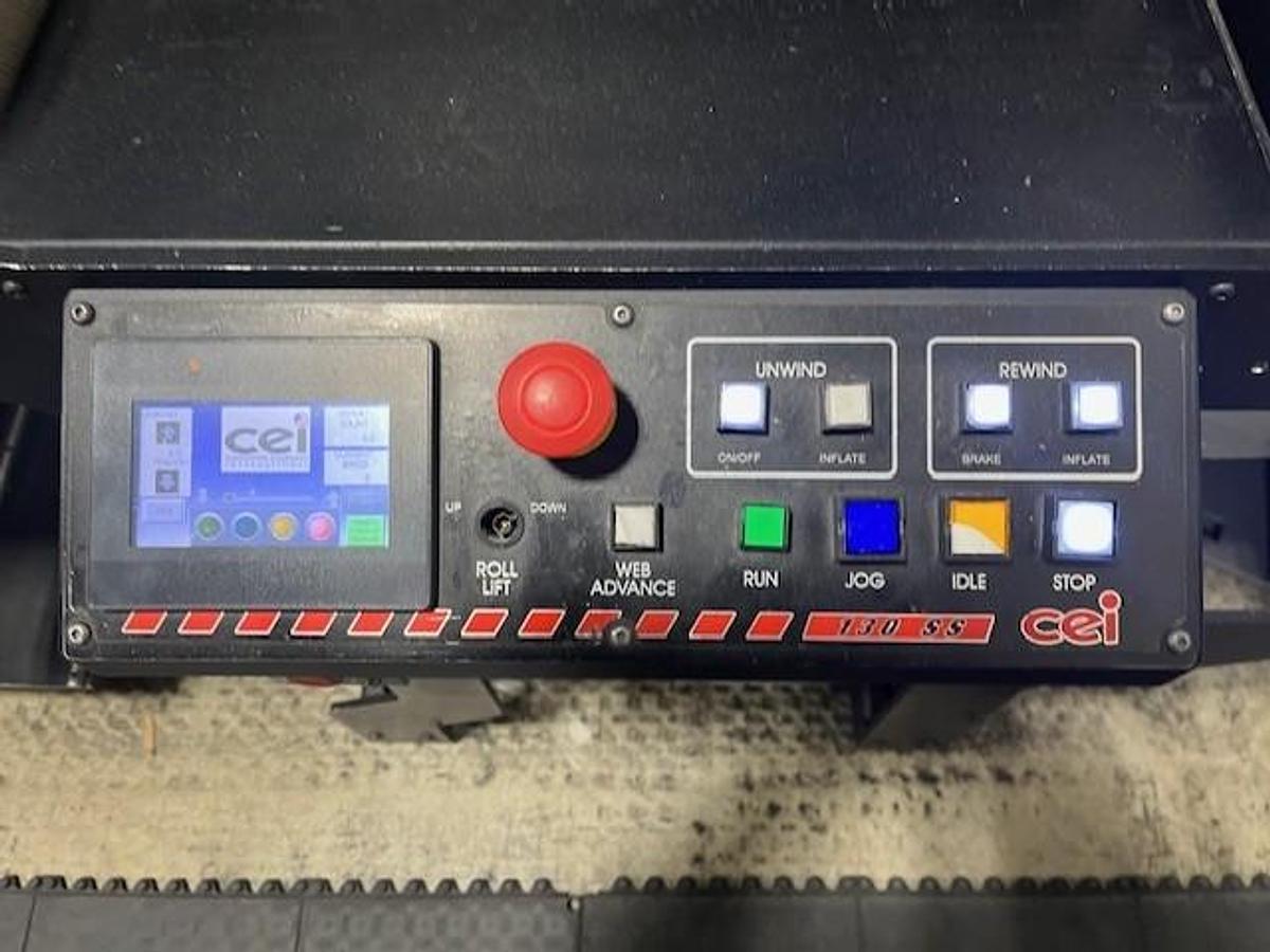 Used 2015 CEI Slitter/Rewinder Model 130-SS