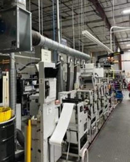 Used Mark Andy 2200-10G 6 Color 10"