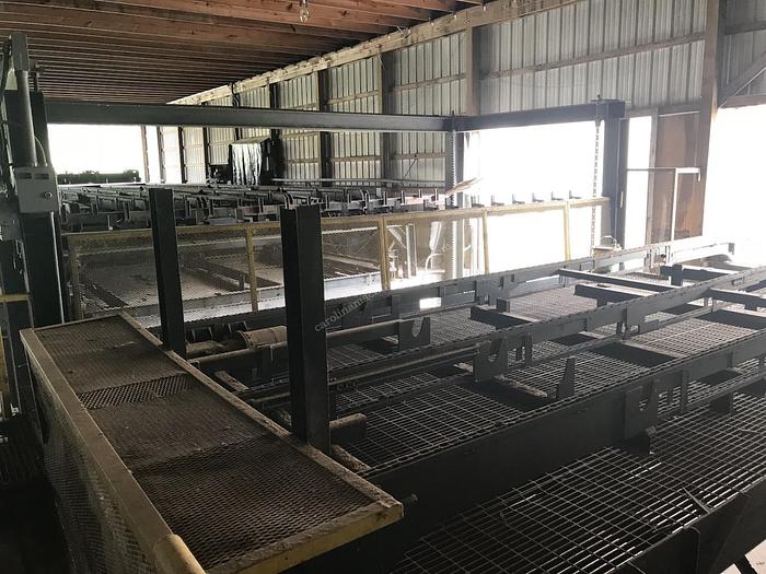 Used Corley Automated Lumber Stacking & De-Sticking Line